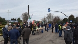 Protest rolników w Knyszynie, fot. Wojciech Szubzda