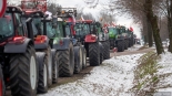 Protest rolników w Marianowie, fot. Paweł Wądołowski