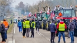 Protest rolników w Wiźnie, fot. Paweł Wądołowski