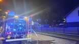 Pożar domów szeregowych w Sobolewie, 27/28.07.2024, fot. Wojciech Szubzda