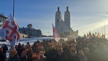 Co najmniej kilkaset osób wzięło udział w Orszaku Trzech Króli w Łomży, fot. Adam Dąbrowski
