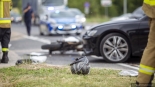 Wypadek w Piątnicy, 12.07.2023, fot. Paweł Wądołowski