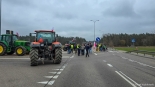 Protest rolników w gminie Nowogród, fot. Paweł Wądołowski