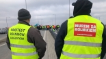 Protest rolników w Augustowie, fot. Karol Prymaka
