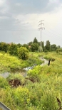 Samochód w rzece Białej, 11.07.2024, fot. Kolizyjne Podlasie