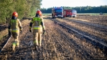 Pożar w miejscowości Brulin koło Śniadowa, 19.07.2024, fot. Paweł Wądołowski