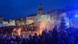 Wigilia miejska na Starym Rynku w Łomży, fot. Adam Dąbrowski
