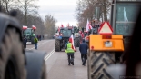 Protest rolników w Marianowie, fot. Paweł Wądołowski