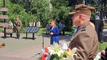 Złożenie kwiatów przed Pomnikiem Sybiraka, fot. Adam Dąbrowski