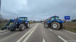 Protest rolników w gminie Nowogród, fot. Paweł Wądołowski