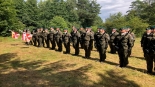 Uroczystości upamiętniające 80. rocznicę śmierci podporucznika Juliana Wierzbickiego ps. "Roman” oraz żołnierzy AK, 11.08.2024, fot. Karol Prymaka