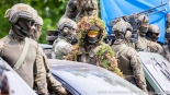 Pokaz wyszkolenia żołnierzy batalionu rozpoznawczego 1. Dywizji Piechoty Legionów, fot. Sylwia Krassowska