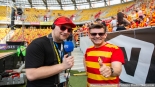 Polskie Radio Białystok na meczu Jagiellonia Białystok - Warta Poznań, fot. Joanna Szubzda