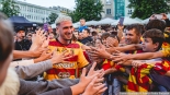 Prezentacja Jagiellonii Białystok przed sezonem 2025/2026, 16.07.2025, fot. Joanna Szubzda