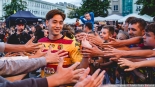 Prezentacja Jagiellonii Białystok przed sezonem 2025/2026, 16.07.2025, fot. Joanna Szubzda