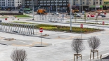 Centrum przesiadkowe przy dworcu PKP w Białymstoku, lipiec 2023 r., fot. Joanna Szubzda