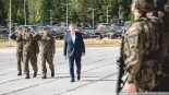 Uroczystość przekazania dowodzenia operacją Bezpieczne Podlasie, Karakule, 30.07.2025, fot. Joanna Szubzda