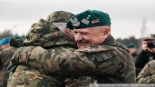 Uroczystość przekazania dowodzenia operacją Bezpieczne Podlasie, Karakule, 31.01.2025, fot. Joanna Szubzda