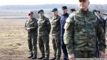 Wizyta Donalda Tuska, Władysława Kosiniaka-Kamysza i Tomasza Siemoniaka na granicy polsko-białoruskiej, 22.03.2025, fot. Joanna Szubzda