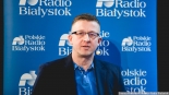 Robert Więcko, debata wyborcza z kandydatami do sejmiku z okręgu nr 1, 14.03.2024, fot. Joanna Szubzda