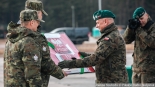 Uroczystość przekazania dowodzenia operacją Bezpieczne Podlasie, Karakule, 31.01.2025, fot. Joanna Szubzda