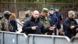 Wizyta Jacka Siewiery na polsko-białoruskim przejściu granicznym w Połowcach, 11.10.2024, fot. Joanna Szubzda