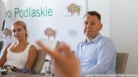 Prasowe spotkanie podlaskich olimpijczyków w urzędzie marszałkowskim, 11.07.2024, fot. Joanna Szubzda
