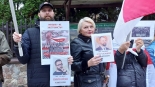 Pikieta w obronie muzyków z zespołu Tor Band, fot. Michał Stepaniuk