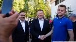 Mariusz Błaszczak na pikniku wojskowym w Czarnej Białostockiej, fot. Joanna Szubzda