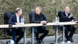 Donald Tusk w Wojskowym Zgrupowaniu Zadaniowym Podlasie w Karakulach, 11.05.2024, fot. Joanna Szubzda