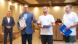 Wręczenie nagród na 27. Mistrzostwach Polski w Pływaniu na Byle Czym, fot. Joanna Szubzda