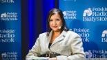 Paulina Czarnowska, debata wyborcza z kandydatami do sejmiku z okręgu nr 2, 14.03.2024, fot. Joanna Szubzda