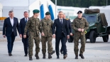 Wizyta prezydenta Andrzeja Dudy w bazie Wojskowego Zgrupowania Zadaniowego Podlasie, 10.06.2024, fot. Joanna Szubzda