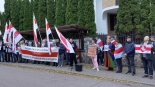 Pikieta w obronie muzyków z zespołu Tor Band, fot. Michał Stepaniuk