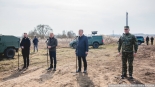 Wizyta Donalda Tuska, Władysława Kosiniaka-Kamysza i Tomasza Siemoniaka na granicy polsko-białoruskiej, 22.03.2025, fot. Joanna Szubzda
