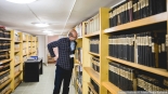 Przekazanie radiowych taśm do Archiwum Państwowego w Białymstoku, fot. Joanna Szubzda