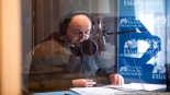 Produkcja audiobooka "Życiorys pisany przez historię" Romualda Lipińskiego, fot. Joanna Szubzda