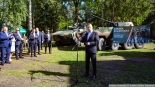 Mariusz Błaszczak na pikniku wojskowym w Czarnej Białostockiej, fot. Joanna Szubzda