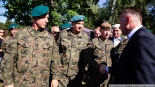 Mariusz Błaszczak na pikniku wojskowym w Czarnej Białostockiej, fot. Joanna Szubzda