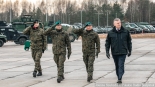Uroczystość przekazania dowodzenia operacją Bezpieczne Podlasie, Karakule, 31.01.2025, fot. Joanna Szubzda