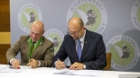 Europejskie Centrum Ochrony Klimatu i Mokradeł w Goniądzu - podpisanie umowy, 17.10.2024, fot. Paweł Wądołowski