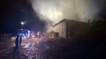 Pożar w m. Bacze Suche, 11.07.2024, źródło: x.com/KMPSPLomza