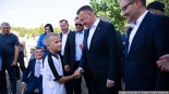 Mariusz Błaszczak na pikniku wojskowym w Czarnej Białostockiej, fot. Joanna Szubzda