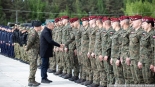 Donald Tusk w Wojskowym Zgrupowaniu Zadaniowym Podlasie w Karakulach, 11.05.2024, fot. Joanna Szubzda