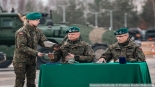 Uroczystość przekazania dowodzenia operacją Bezpieczne Podlasie, Karakule, 31.01.2025, fot. Joanna Szubzda