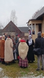 Kolędnicy odwiedzają mieszkańców podlaskich wsi, 7.01.2025, fot. Volha Filimonava