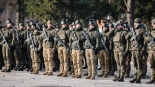 Uroczystość przekazania dowodzenia operacją Bezpieczne Podlasie, Karakule, 31.01.2025, fot. Joanna Szubzda