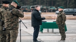 Uroczystość przekazania dowodzenia operacją Bezpieczne Podlasie, Karakule, 31.01.2025, fot. Joanna Szubzda