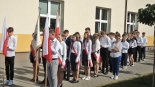 Uczniowie z gminy Nowe Piekuty maszerowali Szlakiem Znaków Pamięci Polskiej Golgoty Wschodu, fot. Adam Dąbrowski