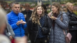 Mieszkańcy Piątnicy świętują otwarcie obwodnicy Łomży, 1.10.2024, fot. Paweł Wądołowski